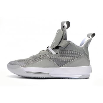 Air Jordan 33 XXXIII Cool Grey White Shoes